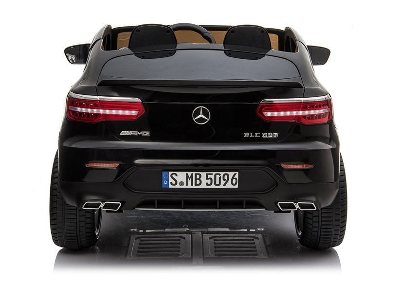 Licencirani auto na akumulator Mercedes GLC 63S QLS 4x4 - dvosjed - crni