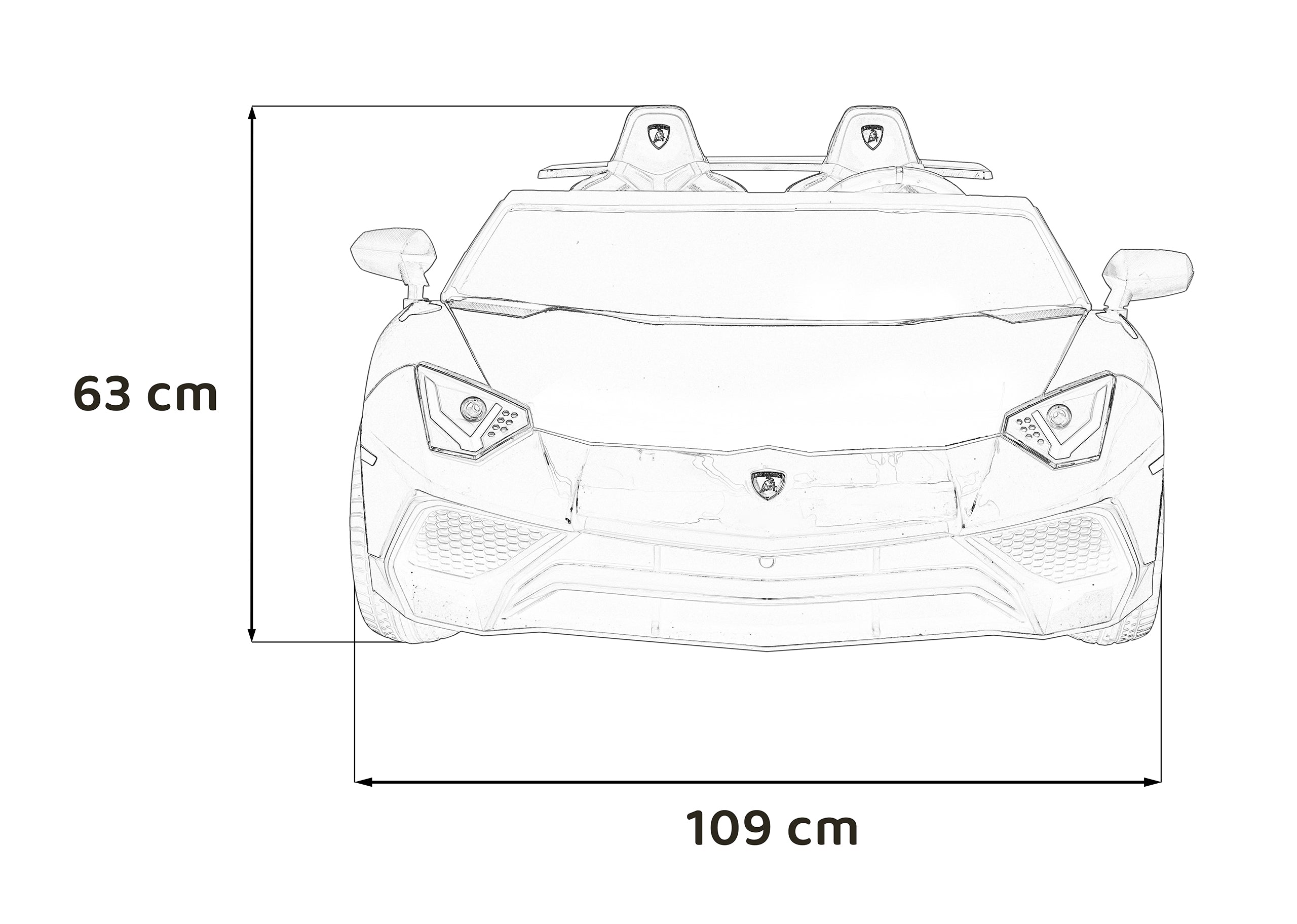 Licencirani auto na akumulator Lamborghini Aventador SV STRONG - dvosjed - sivi
