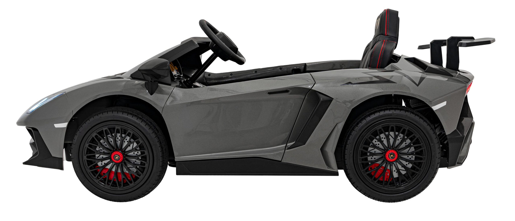 Licencirani auto na akumulator Lamborghini Aventador SV STRONG - dvosjed - sivi