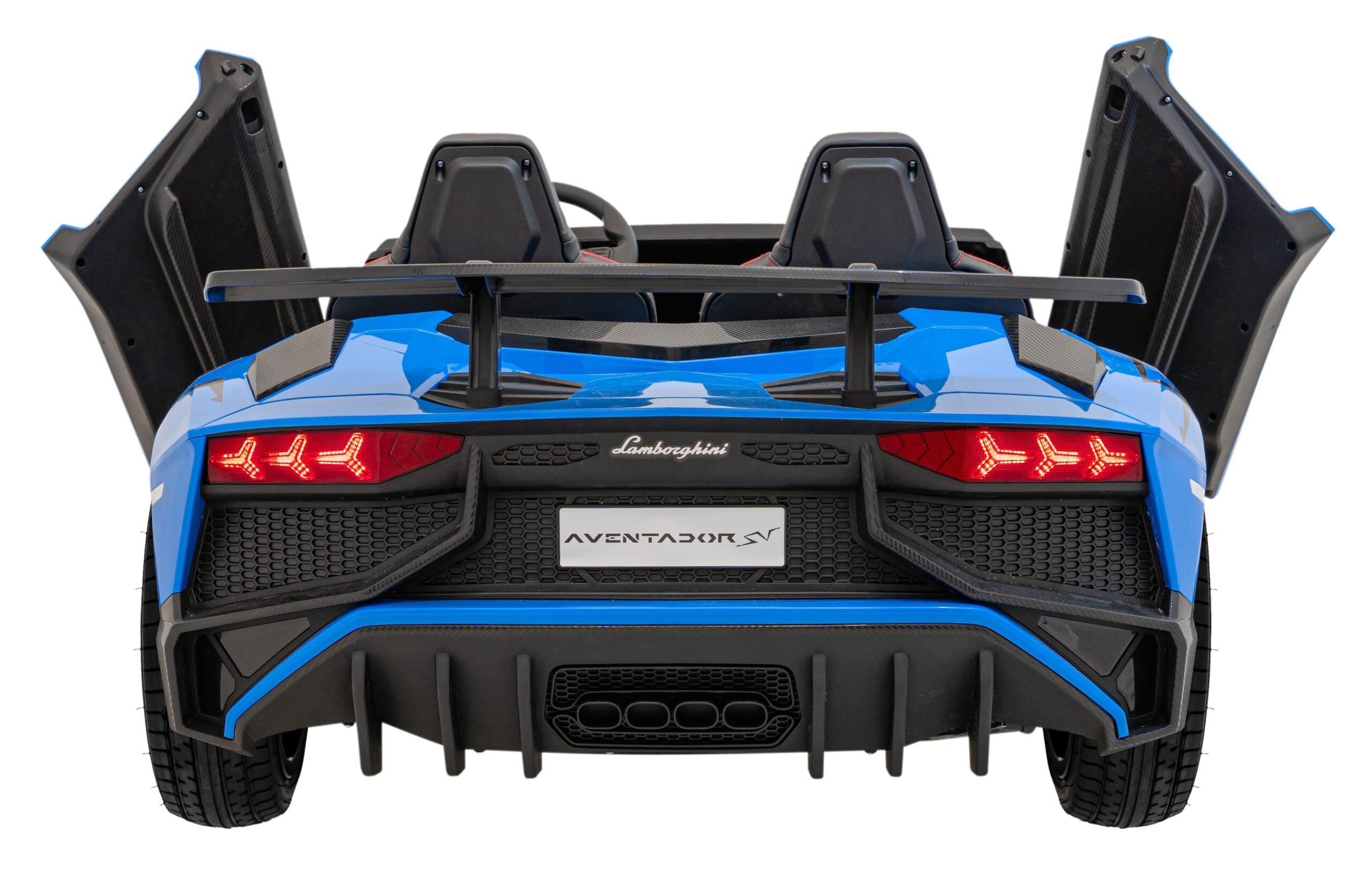 Licencirani auto na akumulator Lamborghini Aventador SV STRONG - dvosjed - plavi