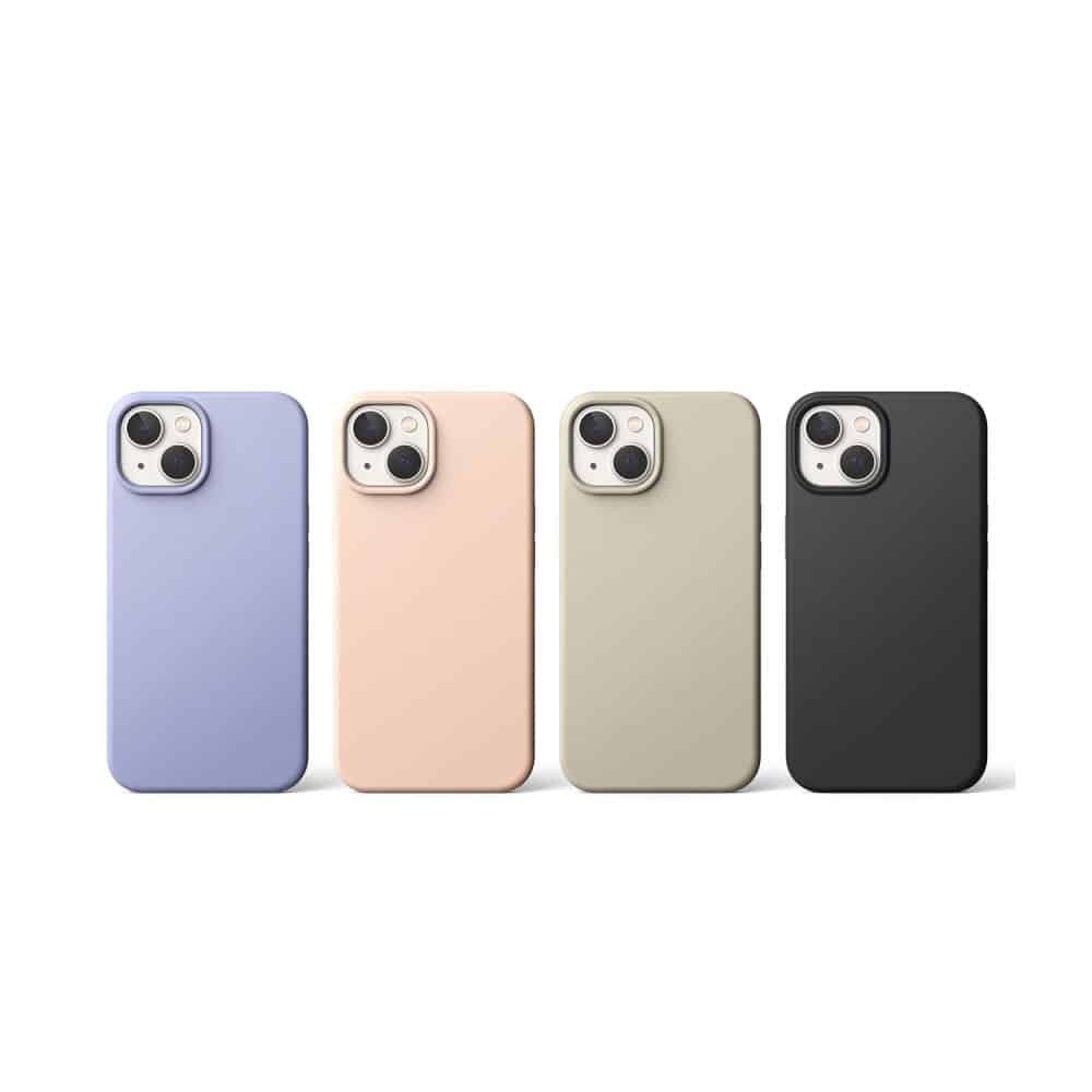 RINGKE SILICONE MASKA ZA IPHONE 14 PLUS / 15 PLUS CRNA