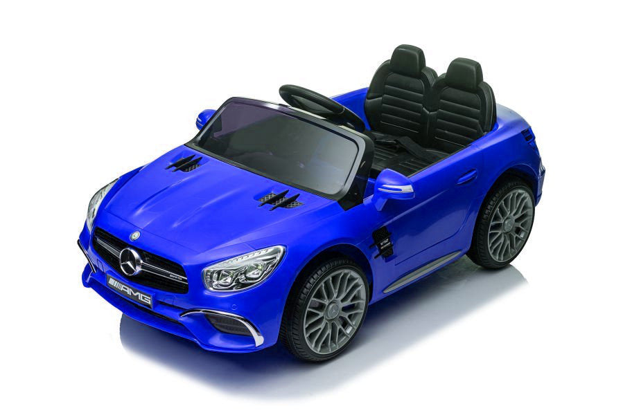 Licencirani auto na akumulator Mercedes SL65 S LCD - plavi/lakirani