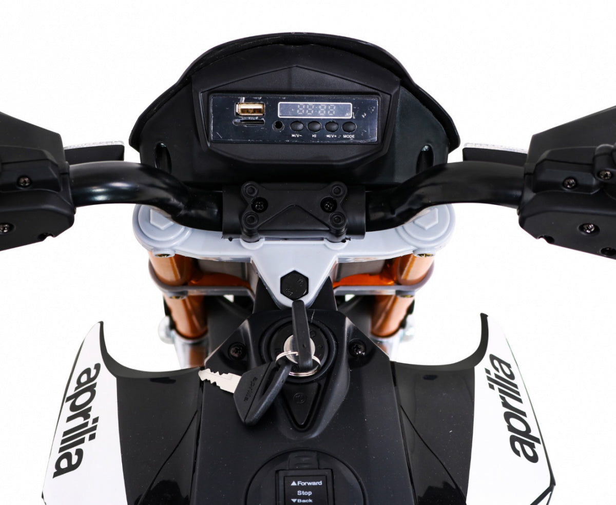 Licencirani motor na akumulator Aprilia - crna