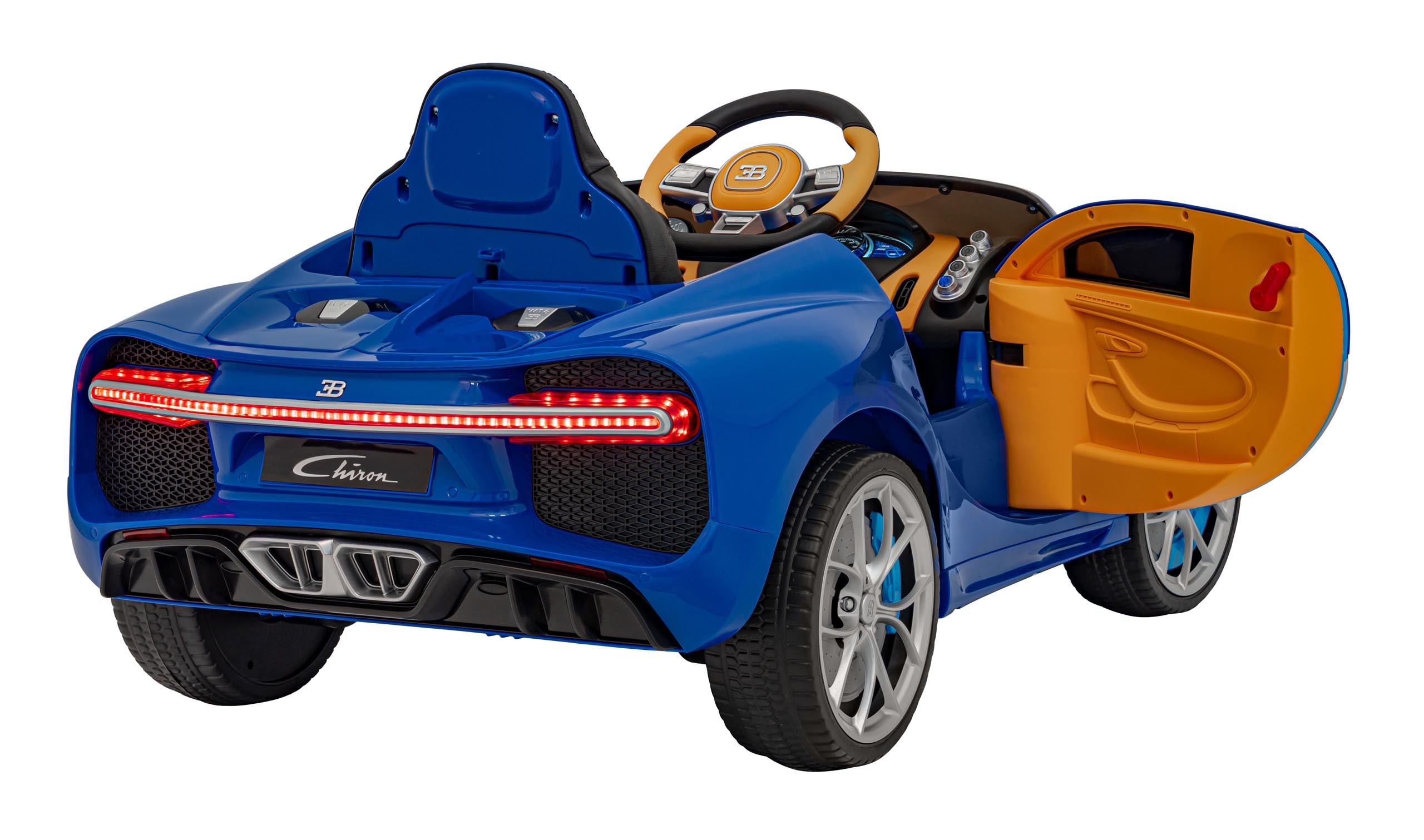 Licencirani auto na akumulator Bugatti Chiron - plavi