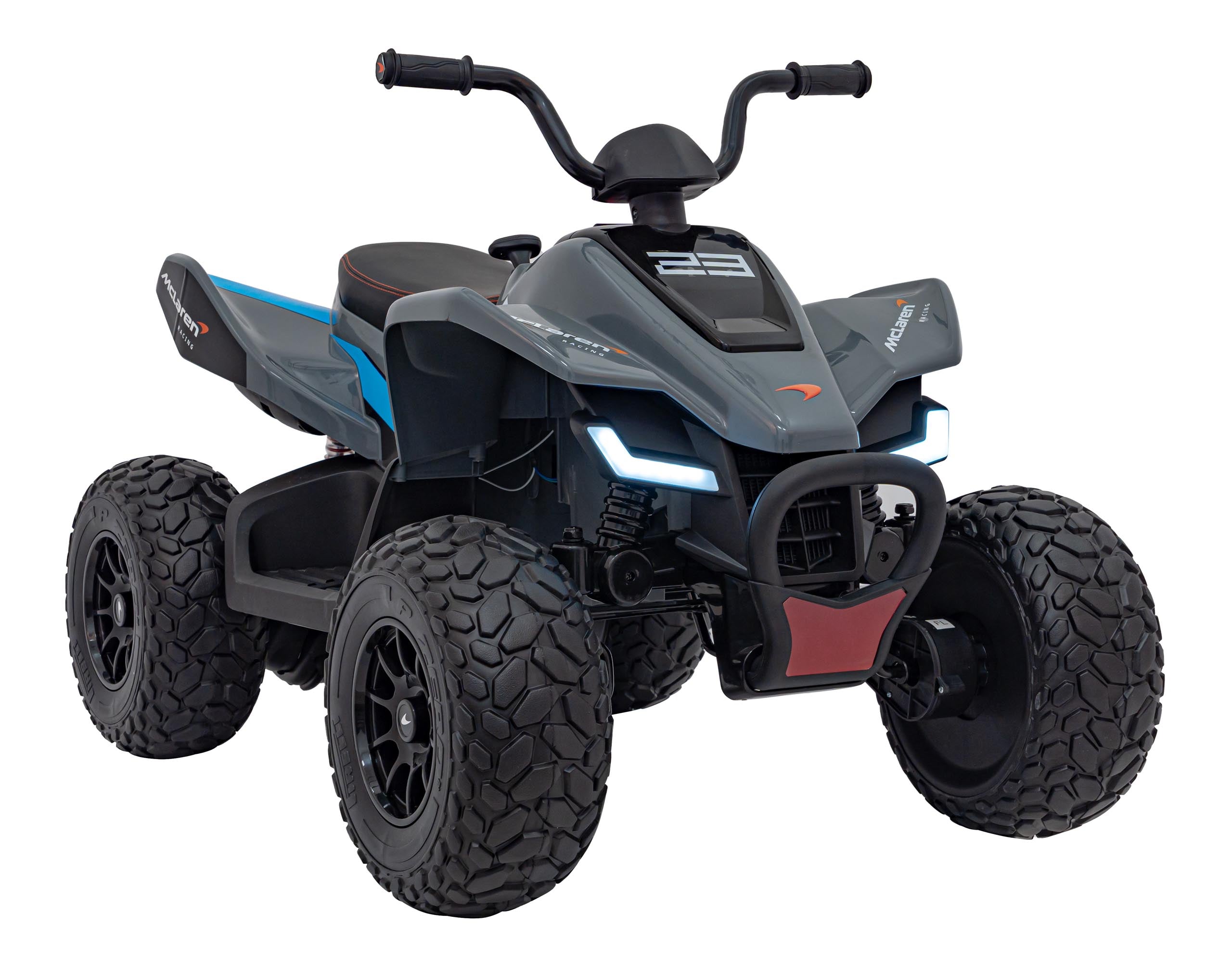 Licencirani quad na akumulator Mclaren Racing MCL 35 4x4- sivi