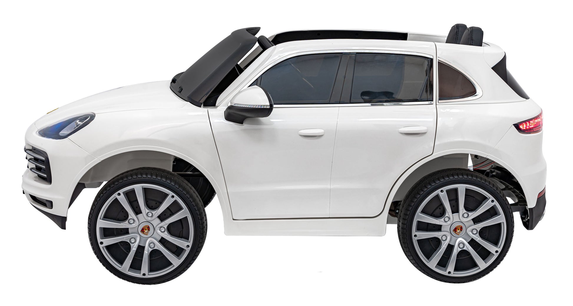 Licencirani auto na akumulator Porsche Cayenne S - bijeli/lakirani