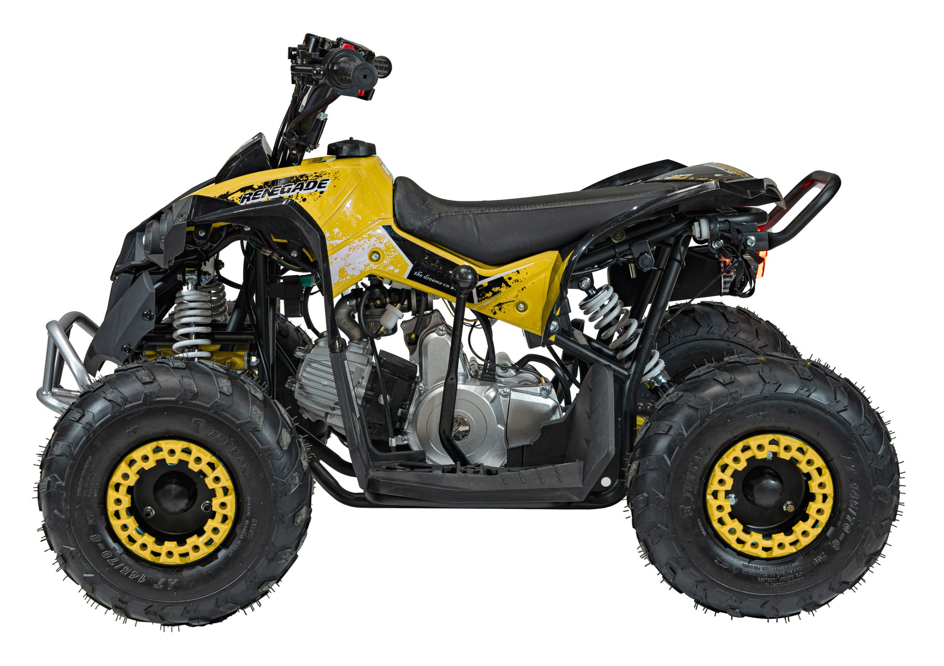 Quad na benzin RENEGADE HighPer 110CC Combustion - žuti