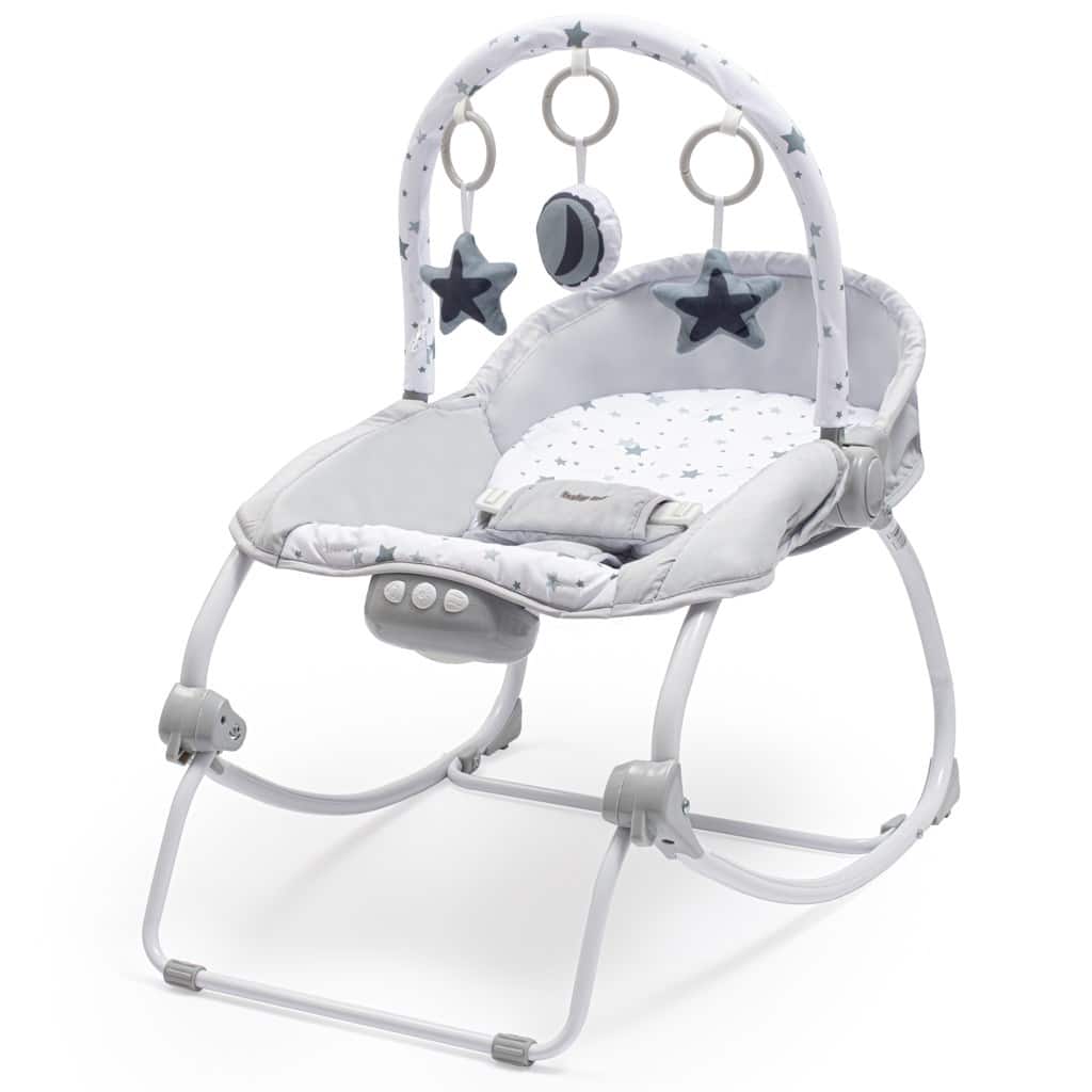 Baby Mix ležaljka grey stars (do 18kg)