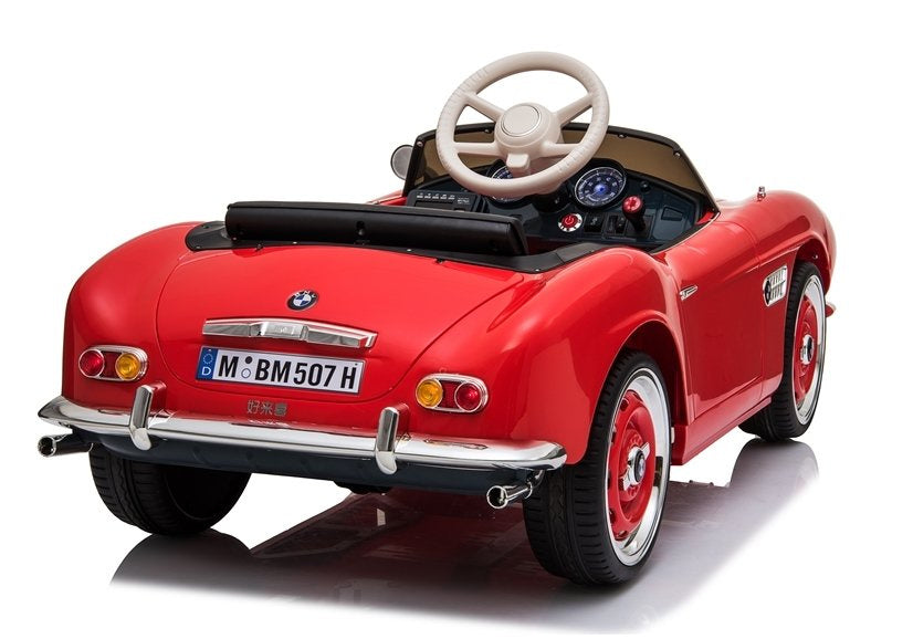 Licencirani auto na akumulator BMW Retro - crveni/lakirani