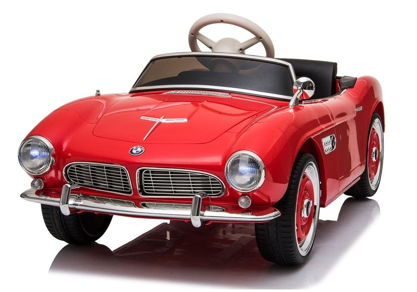 Licencirani auto na akumulator BMW Retro - crveni/lakirani