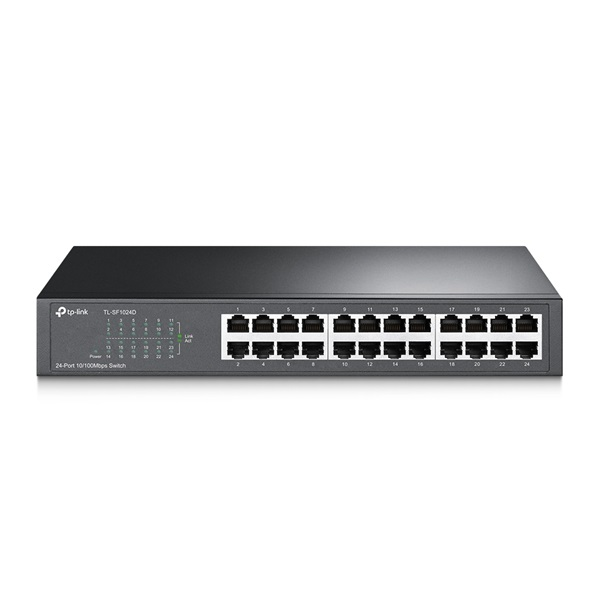 TP-Link TL-SF1024D mrežni prekidač Neupravljano Fast Ethernet (10/100) Sivo