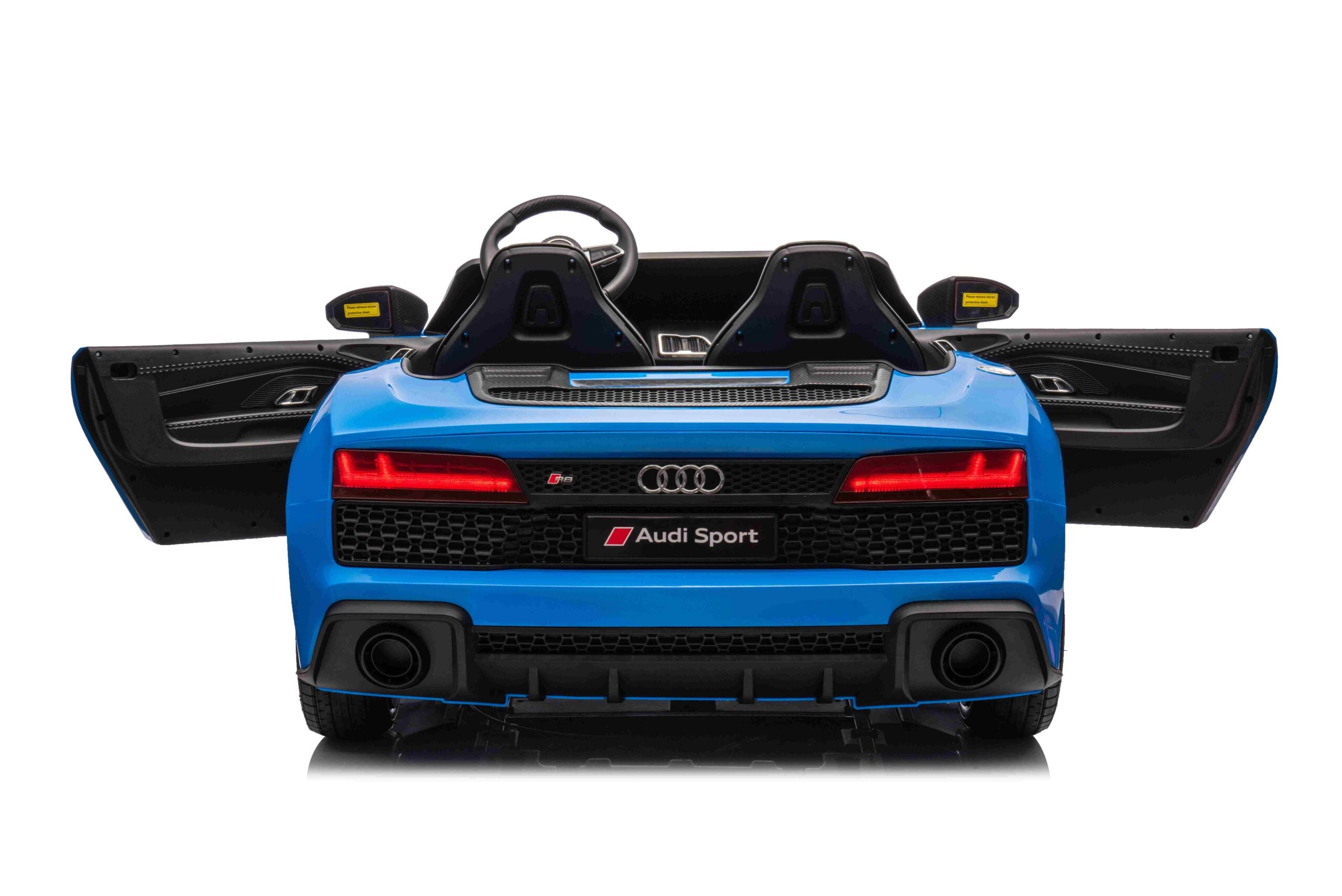 Licencirani auto na akumulator Audi R8 Spyder LIFT - dvosjed - plavi