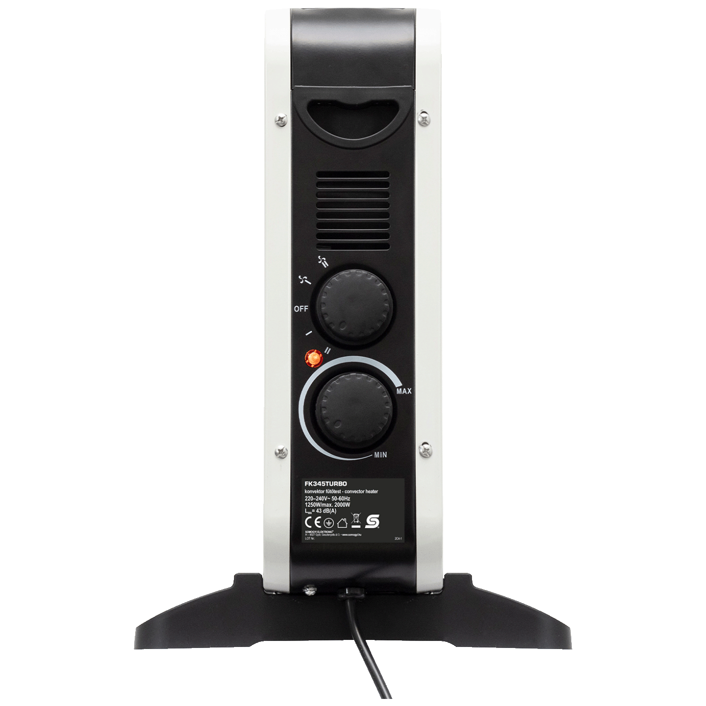 home Grijalica, električna, panelna sa ventilatorom, 2000W - FK 344