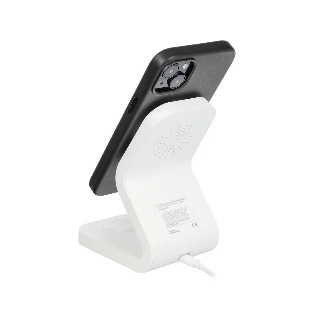 Kožna Mag Cover maska kompatibilna s MagSafe za iPhone 13 crna