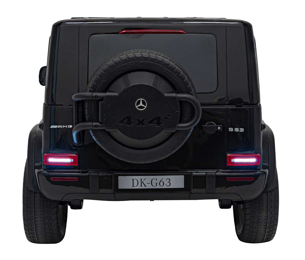 Licencirani auto na akumulator Mercedes Benz G63 AMG XXL 4x4 - dvosjed - crni