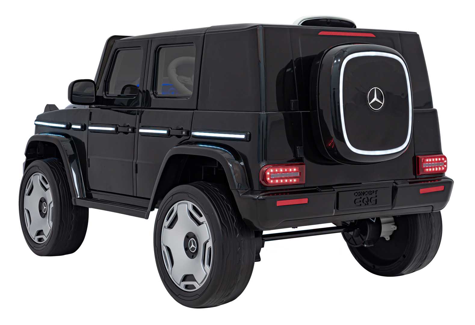 Licencirani auto na akumulator Mercedes Benz EQG 4x4 - crni
