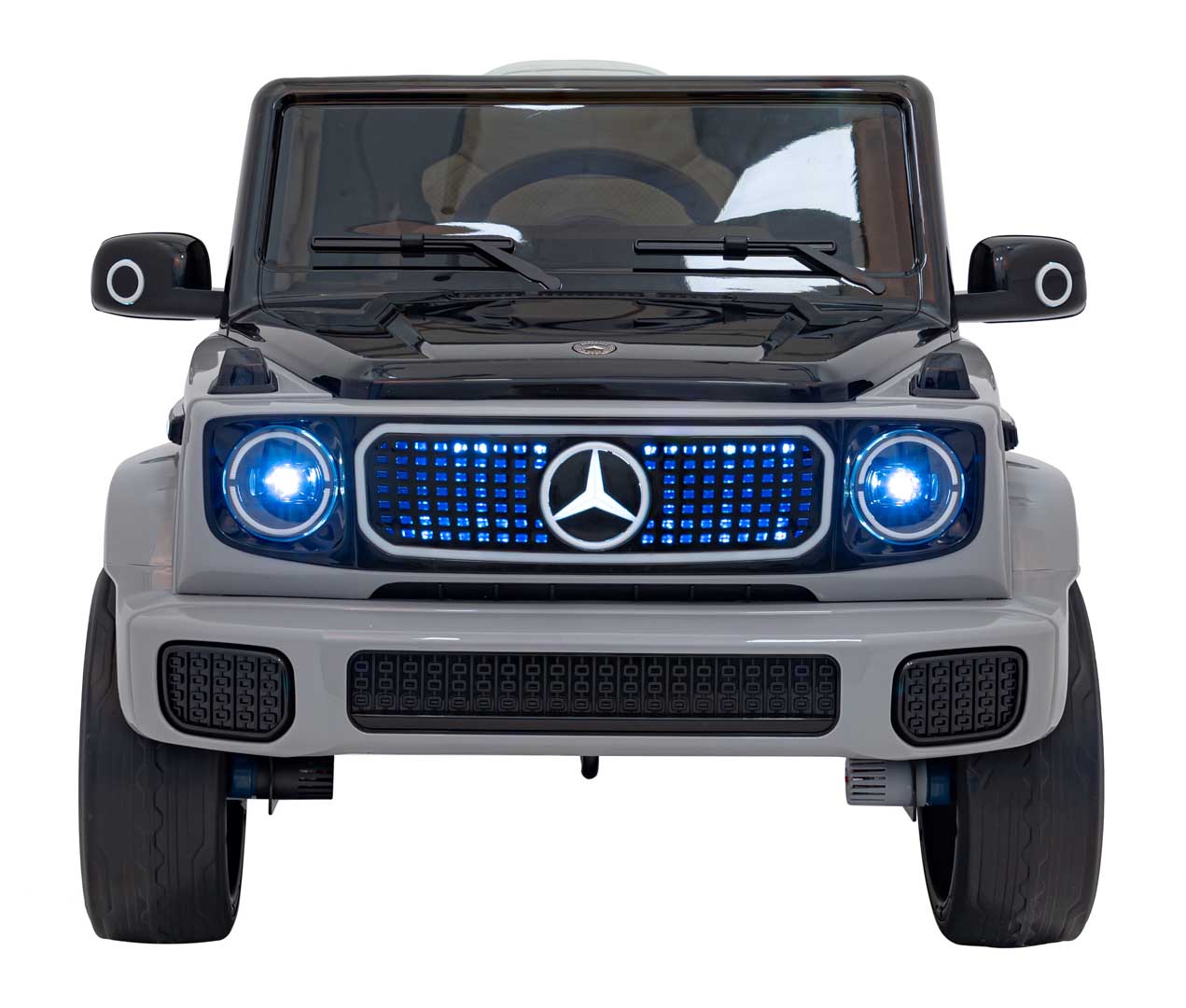 Licencirani auto na akumulator Mercedes Benz EQG 4x4 - srebrni