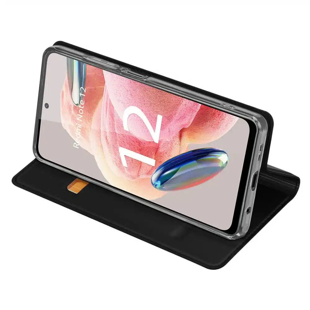 DUX DUCIS Skin Pro – preklopna maska za Xiaomi Redmi Note 12 4G crna