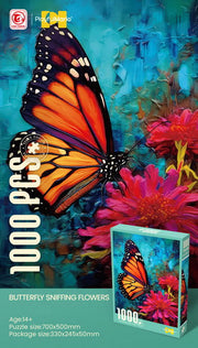 Puzzle za slaganje 1000 komada - leptir