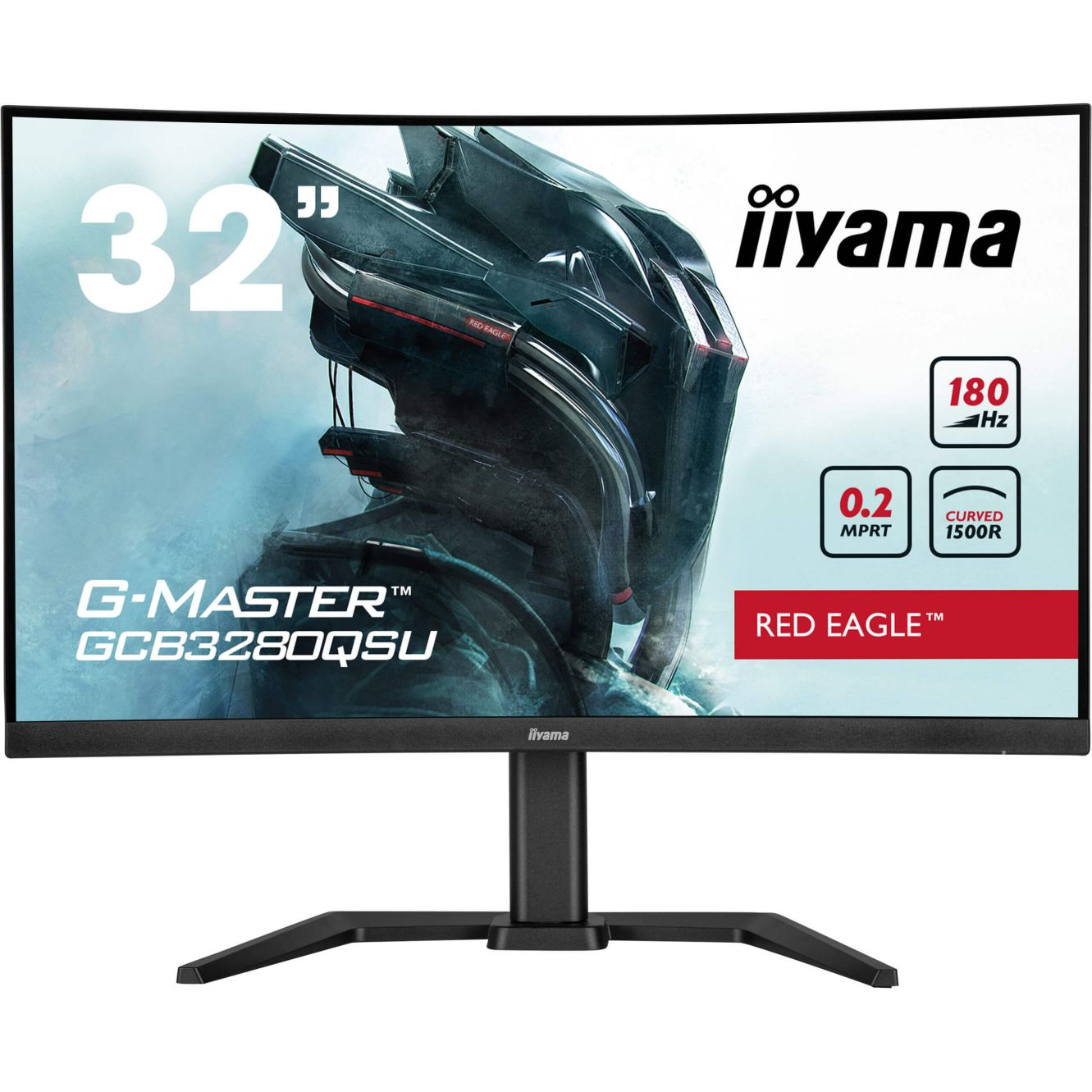 iiyama G-MASTER GCB3280QSU-B2 računalni monitor 80 cm (31.5") 2560 x 1440 pikseli Dual QHD LED Crno