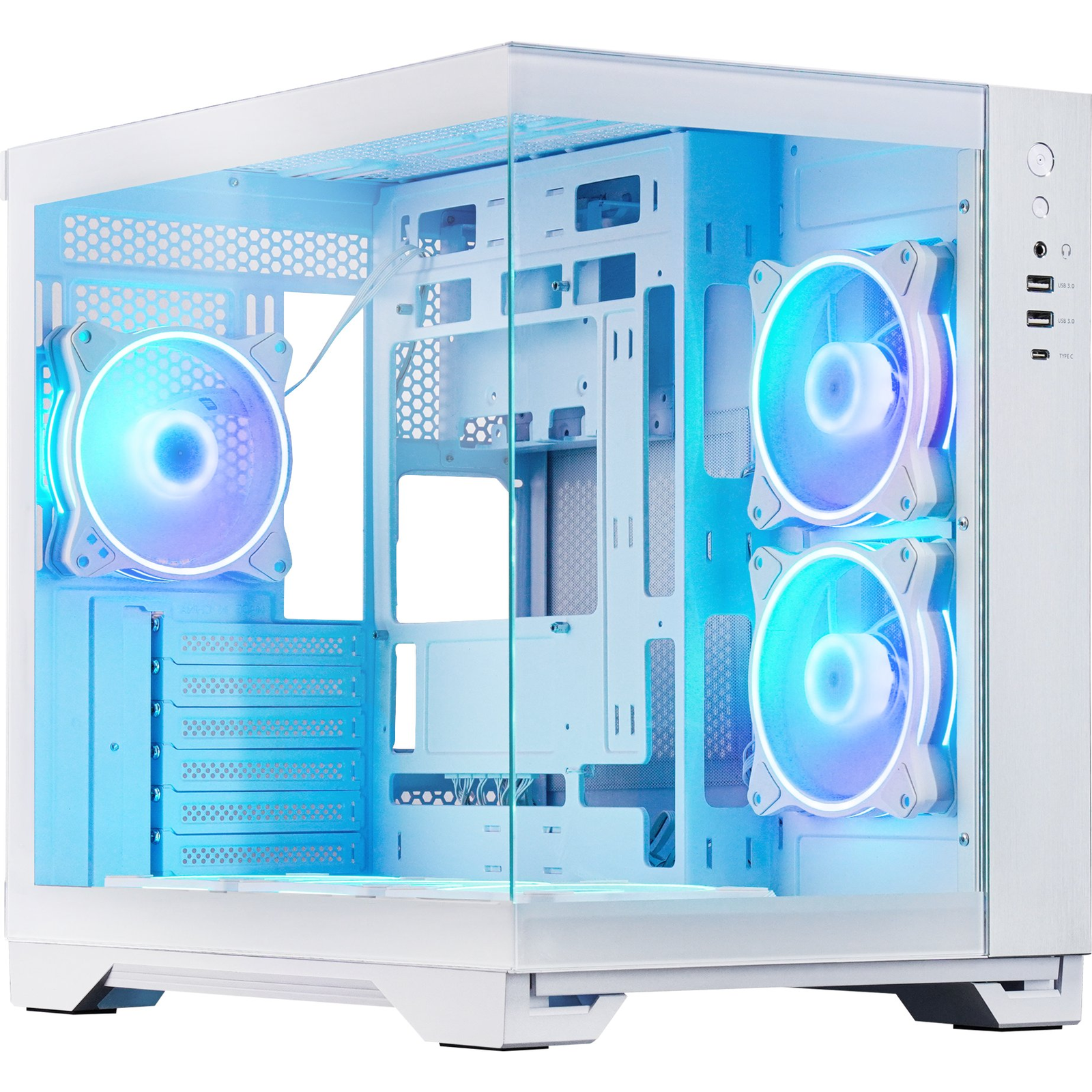 Chieftec GM-30W-TG-OP računalno kućište Kocka Bijelo