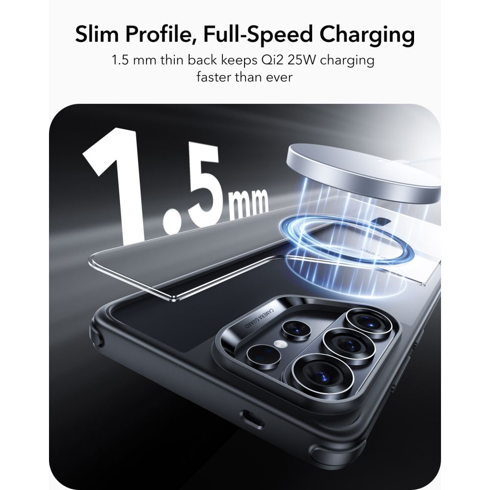 ESR CLASSIC HYBRID MAGSAFE MASKA ZA SAMSUNG GALAXY S26 ULTRA - prozirna/crna