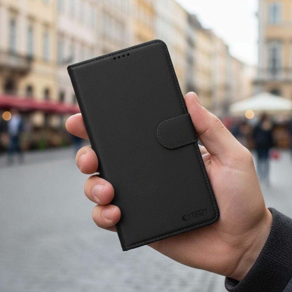 TECH-PROTECT WALLET PREKLOPNA FUTROLA ZA SAMSUNG GALAXY A57 5G crna
