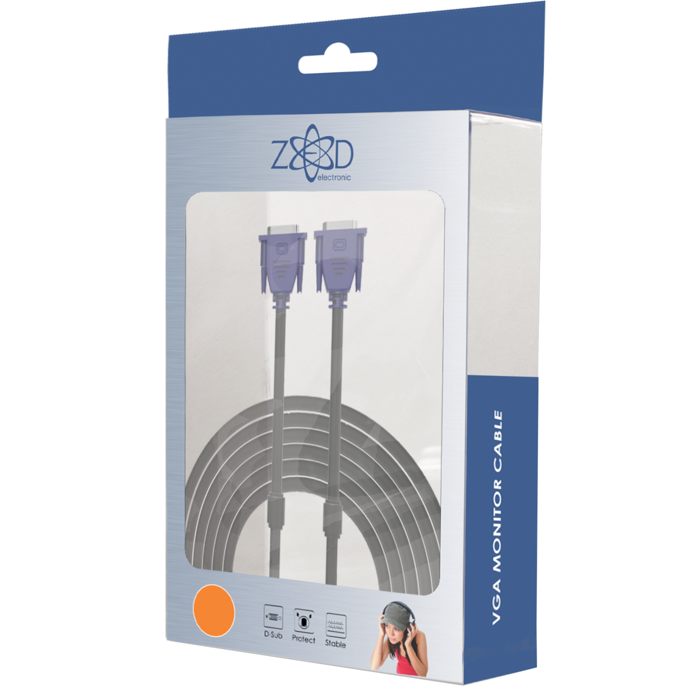 ZED electronic VGA (monitor) kabel, dužina 1.8 metara - MC/1,8