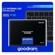 Goodram CX400 gen.2 2.5" 256 GB Serijski ATA III 3D TLC NAND