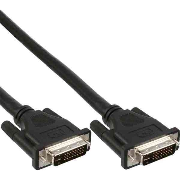 InLine 4043718103607 DVI kabel 3 m DVI-I Crno