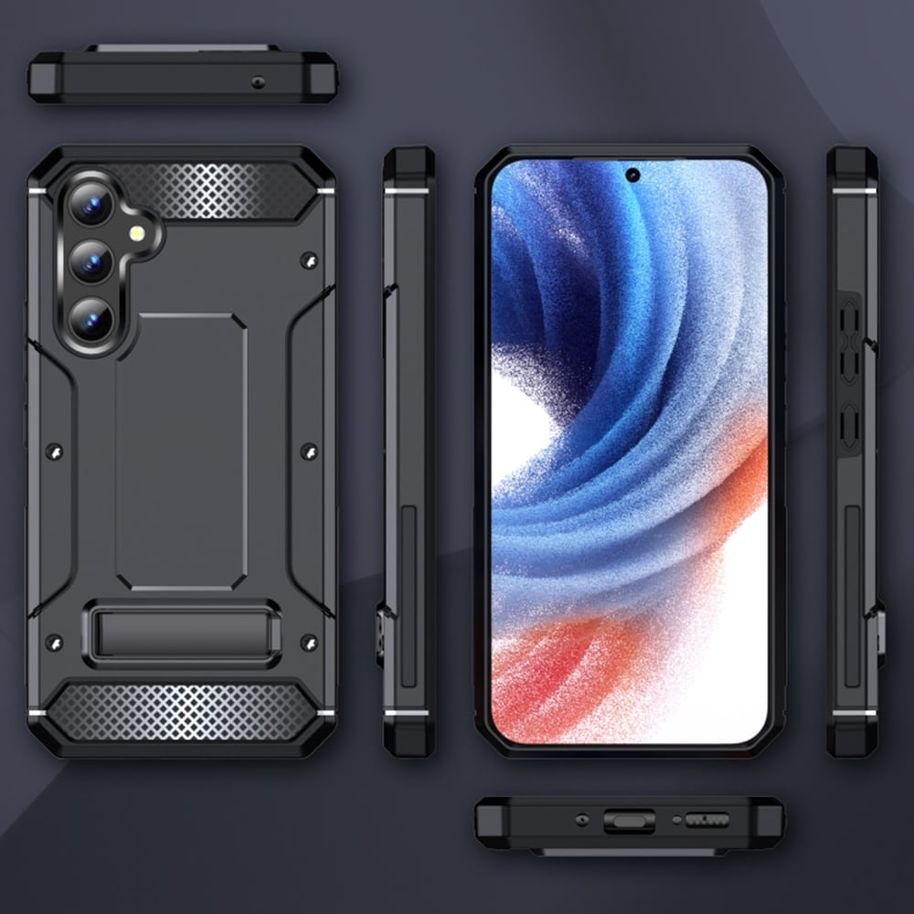 Techsuit - Hybrid Armor Kickstand zaštitna maska za Samsung Galaxy A54 - crna