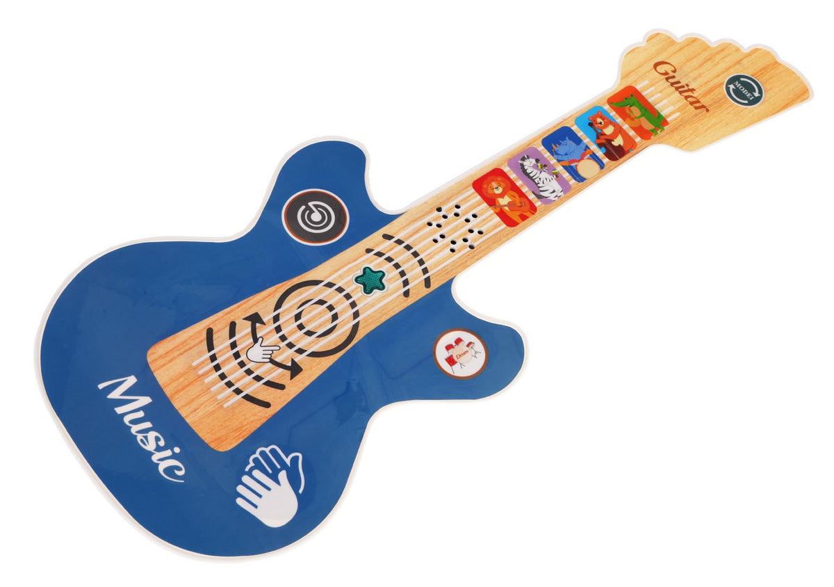 Gitara za najmlađe sa svjetlosnom funkcijom - plava