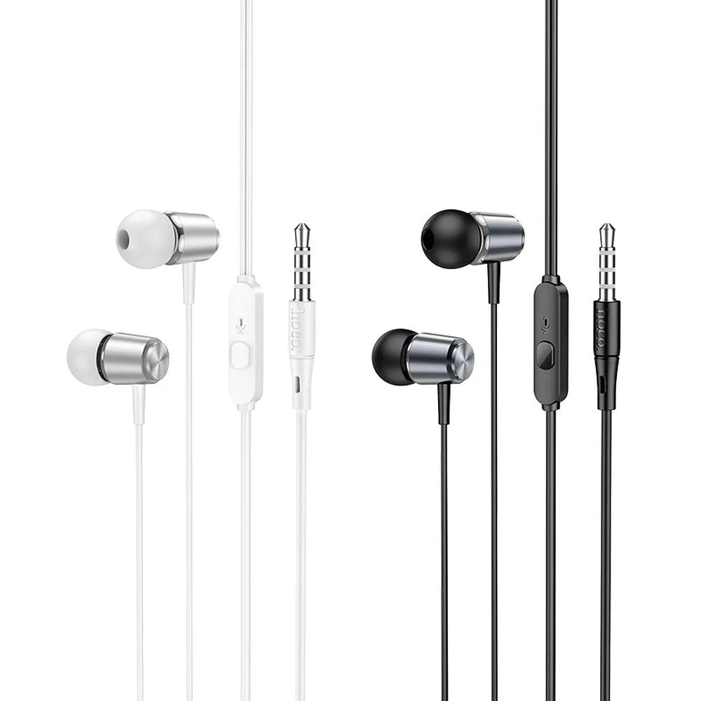 Hoco M108 žičane slušalice 3,5 mm Jack sive boje