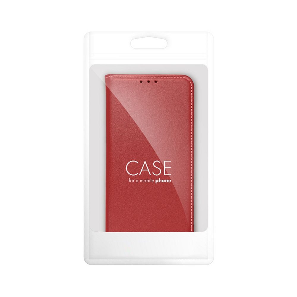 Kožna futrola za Xiaomi Redmi 17C Smart Pro Book – bordo