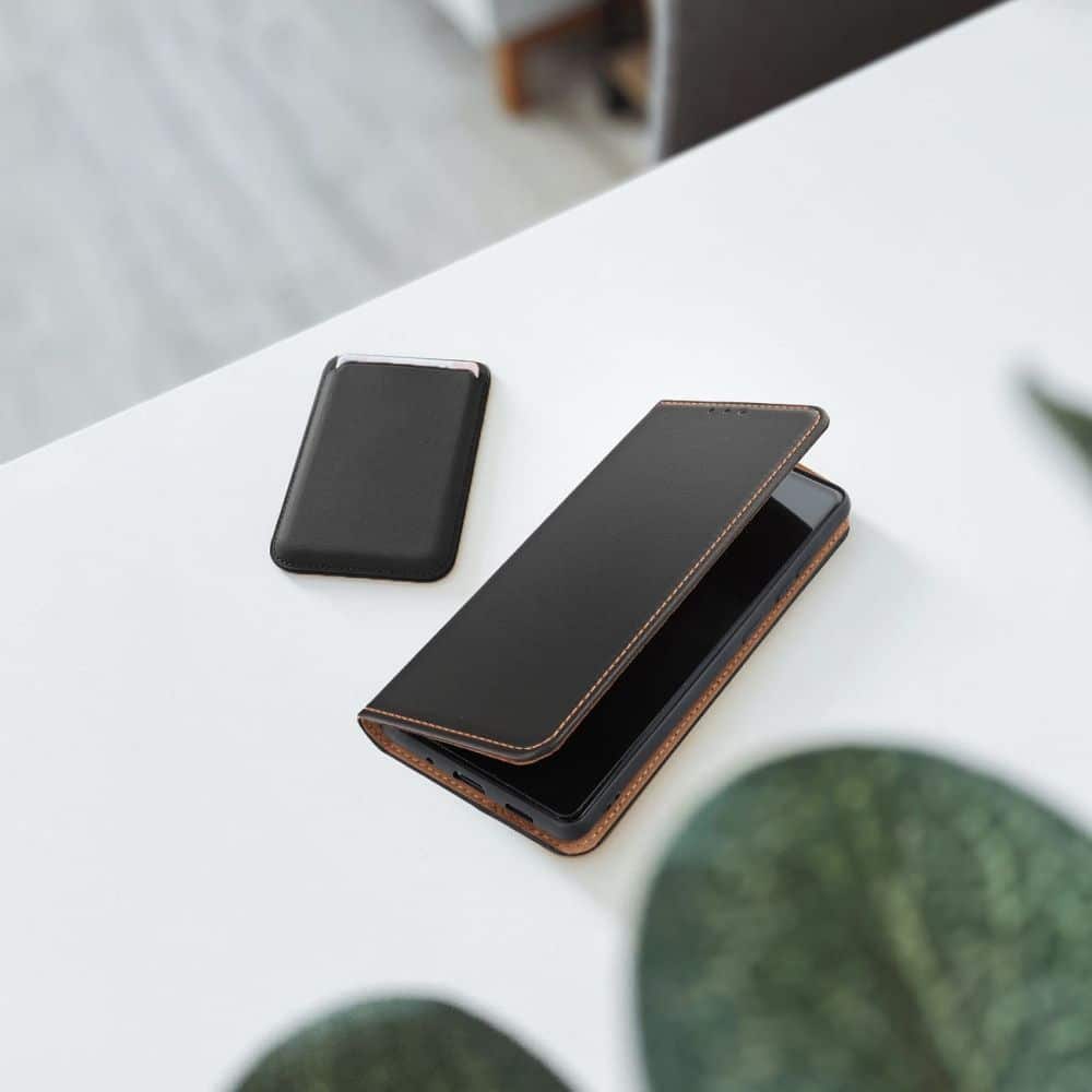 Kožna futrola za Xiaomi Redmi 17C Smart Pro Book – crna