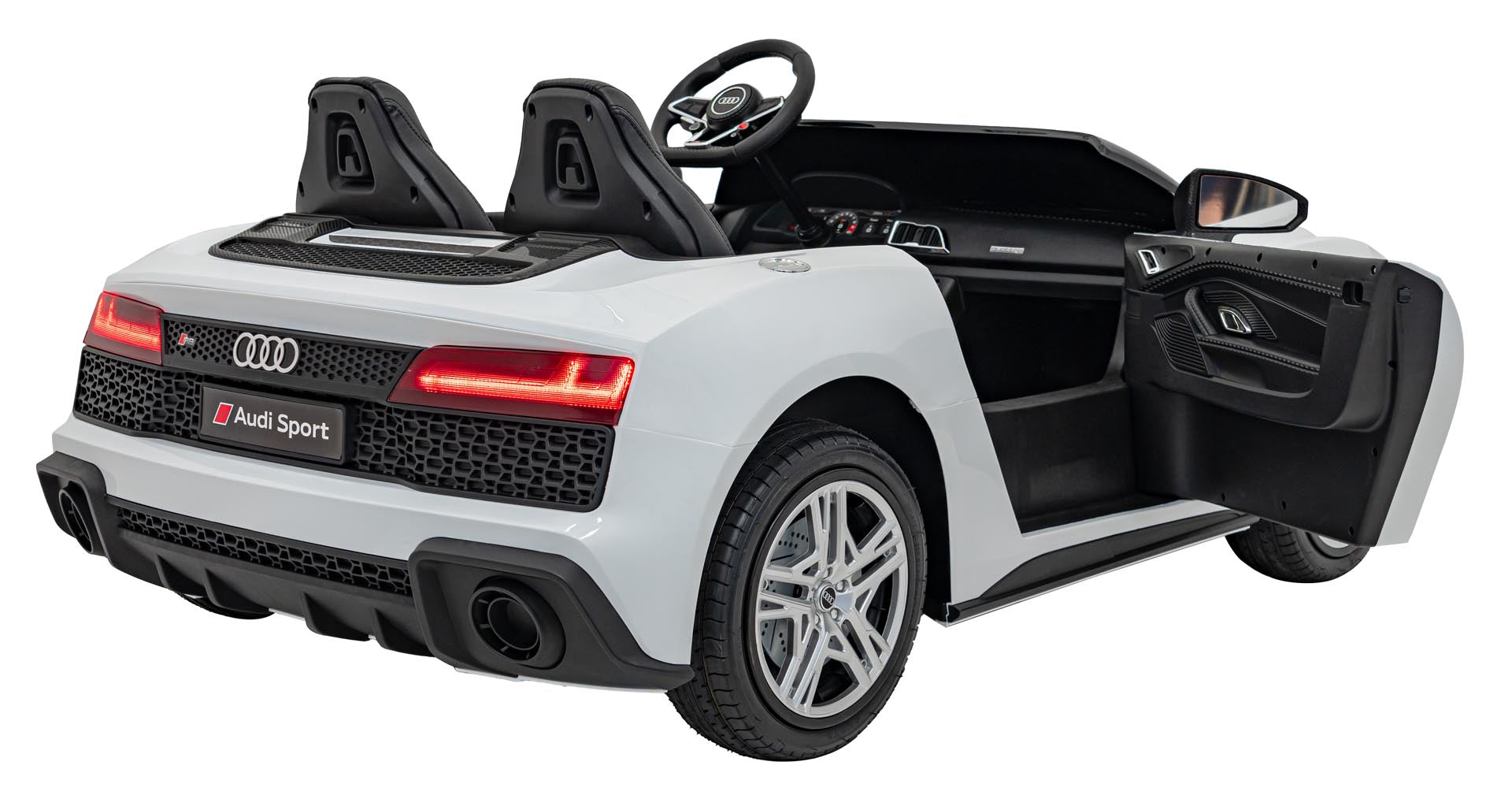 Licencirani auto na akumulator Audi Spyder R8 LIFT STRONG - dvosjed - bijeli