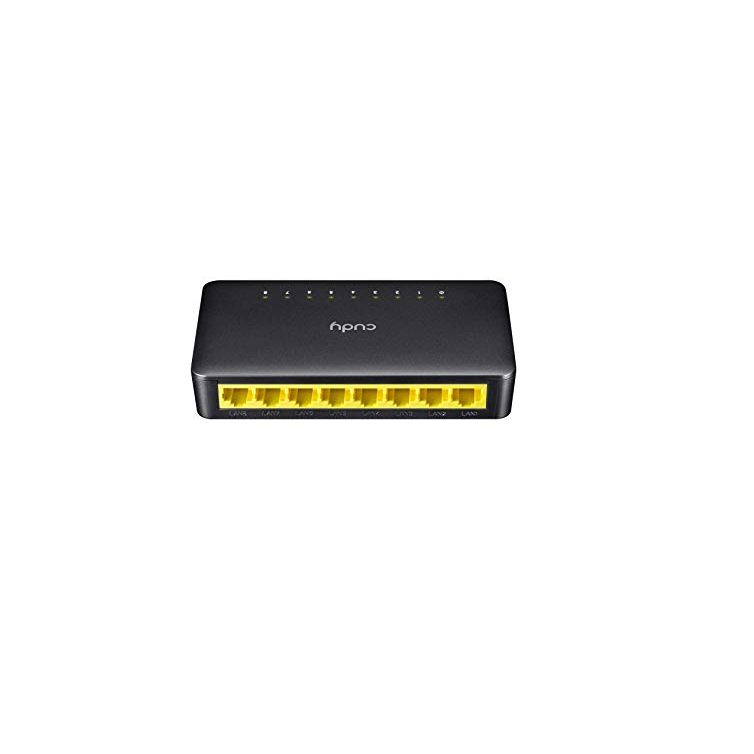Cudy FS108D mrežni prekidač Neupravljano Fast Ethernet (10/100) Bijelo