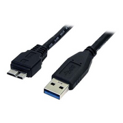 StarTech.com USB3AUB50CMB USB kabel 0,5 m USB 3.2 Gen 1 (3.1 Gen 1) USB A Micro-USB B Crno