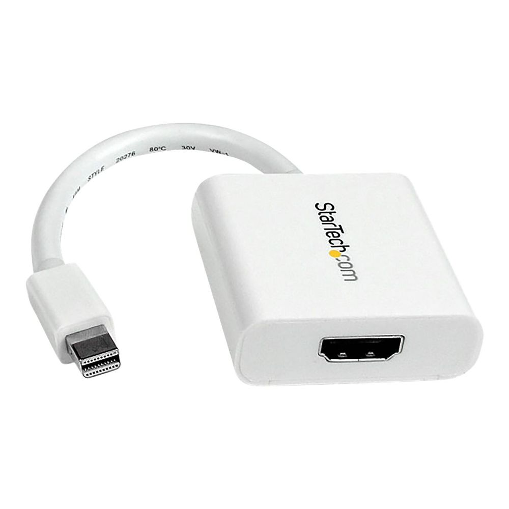 StarTech.com MDP2HDW prilagodnik za video kabel 0,12 m Mini-DisplayPort HDMI Bijelo