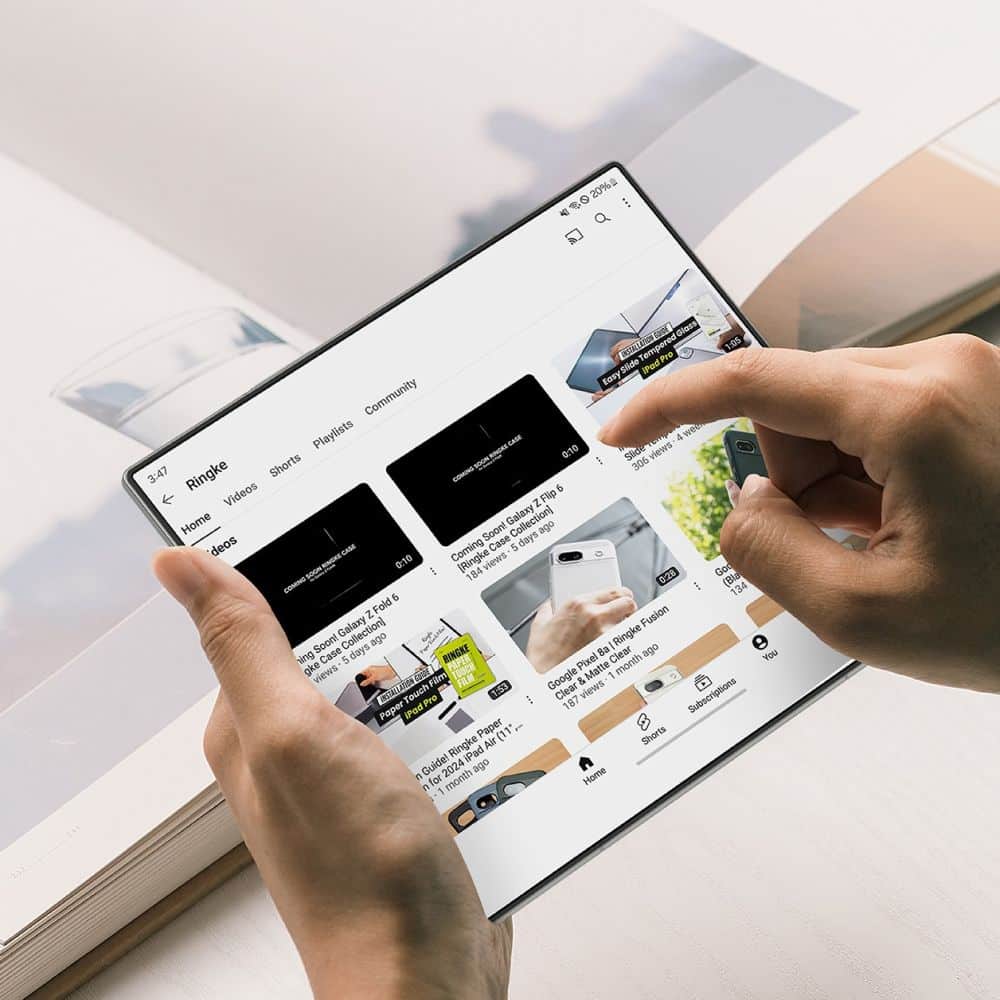 RINGKE DUAL EASY PRO ZAŠTITNA FOLIJA (2-kom.) ZA EKRAN GALAXY Z FOLD 7 prozirna