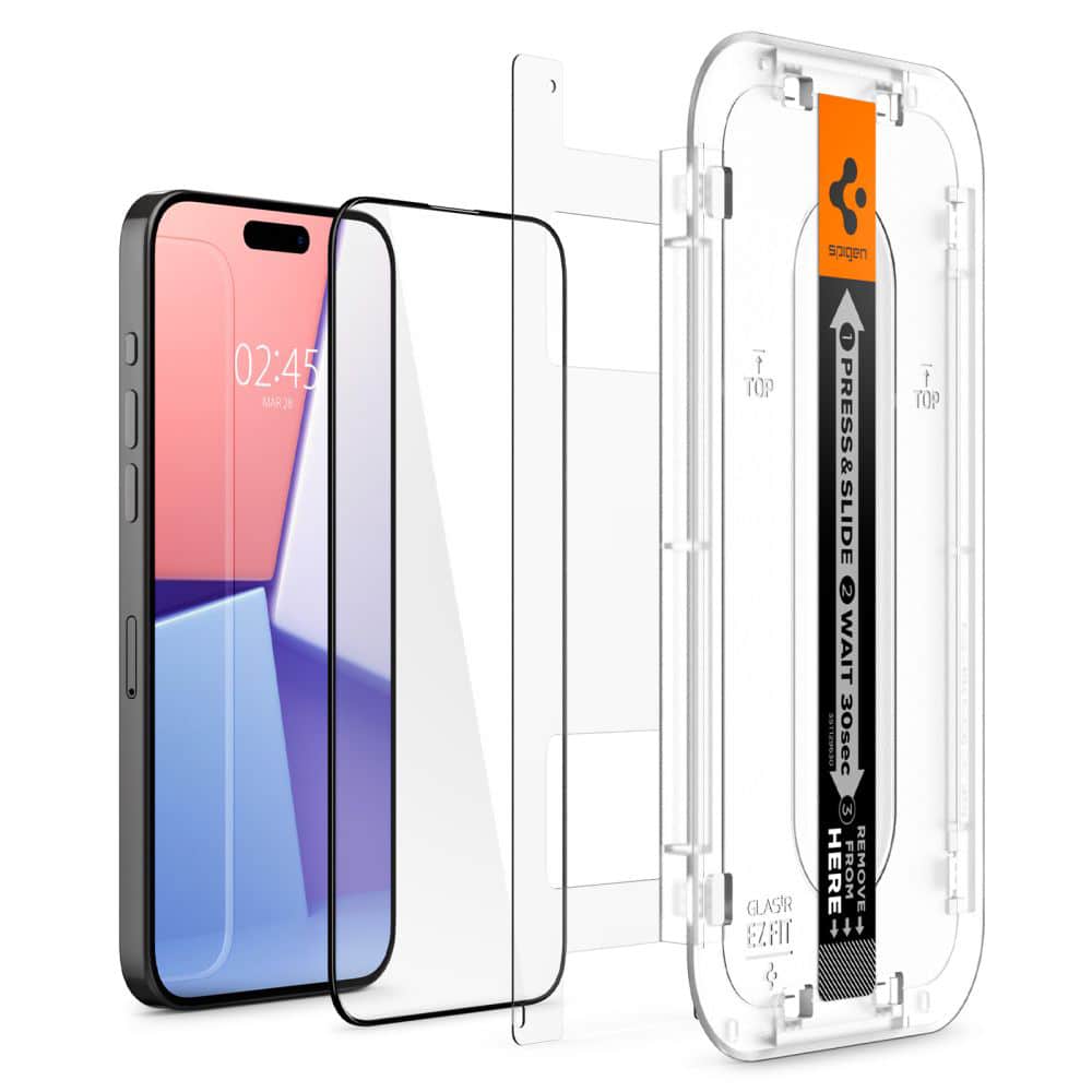 Spigen – Glas.tR EZ-FIT (2 kom) AGL06873 za iPhone 15 Pro Max