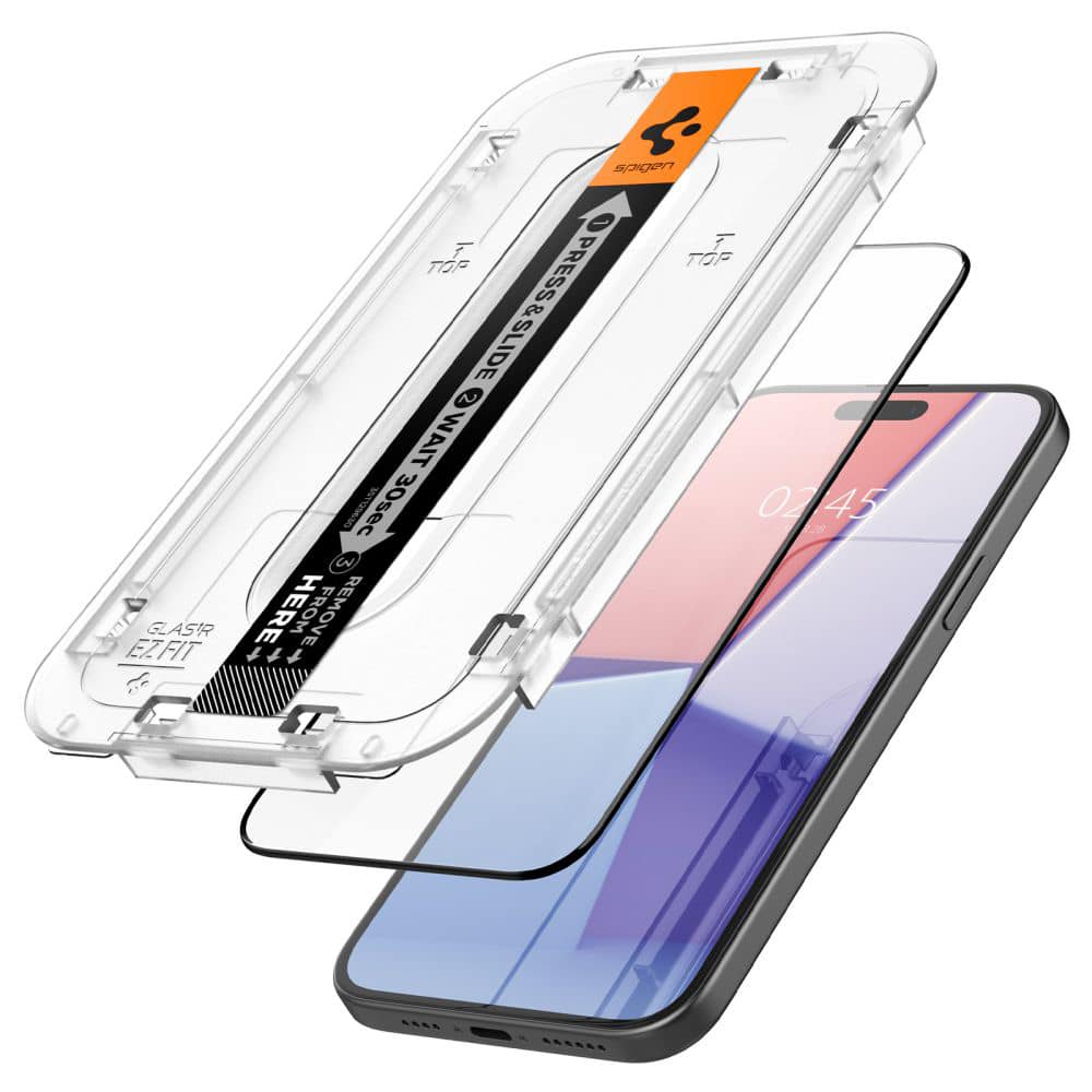 Spigen - Glas.tR EZ-FIT (2 kom) za iPhone 16 Plus/15 Plus