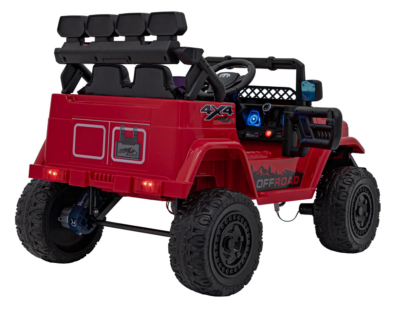 Auto na akumulator Off-Road CLIMBER 4x4 - crveni