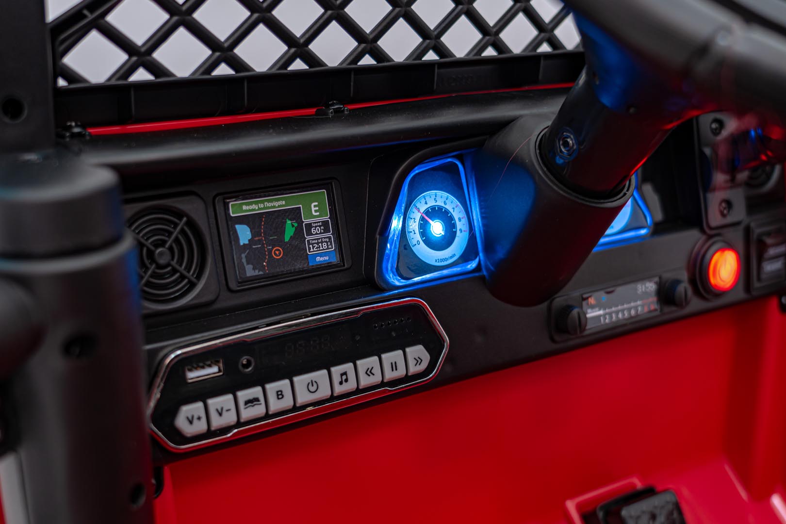 Auto na akumulator Off-Road CLIMBER 4x4 - crveni