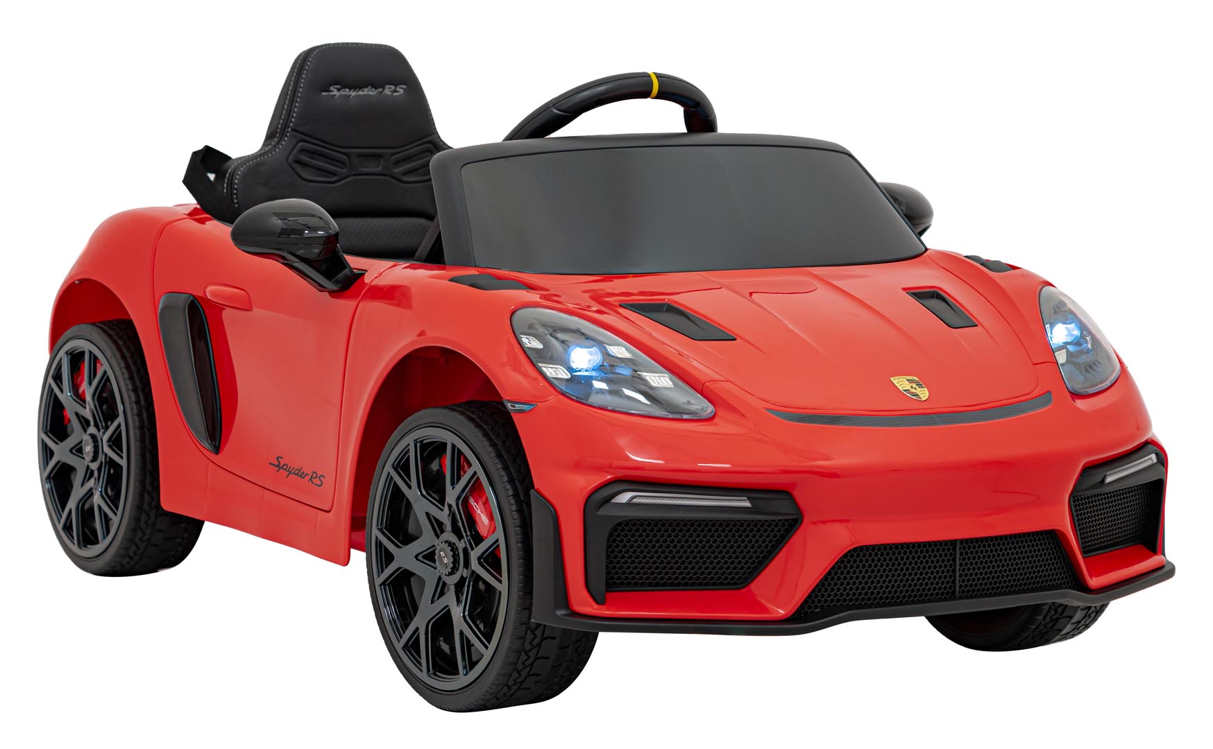 Licencirani auto na akumulator Porsche 718 - crveni