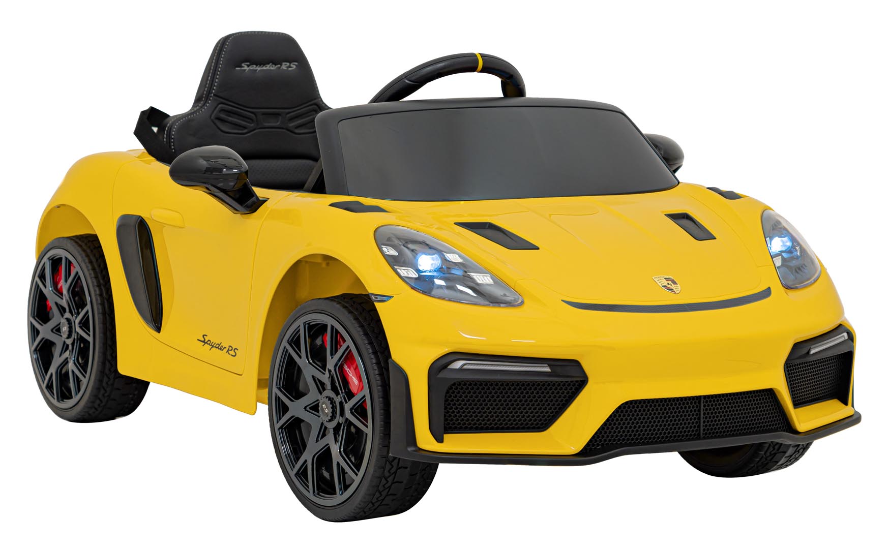 Licencirani auto na akumulator Porsche 718 - žuti