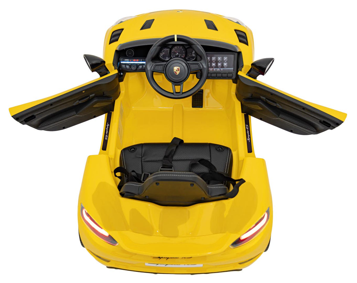 Licencirani auto na akumulator Porsche 718 - Žuti