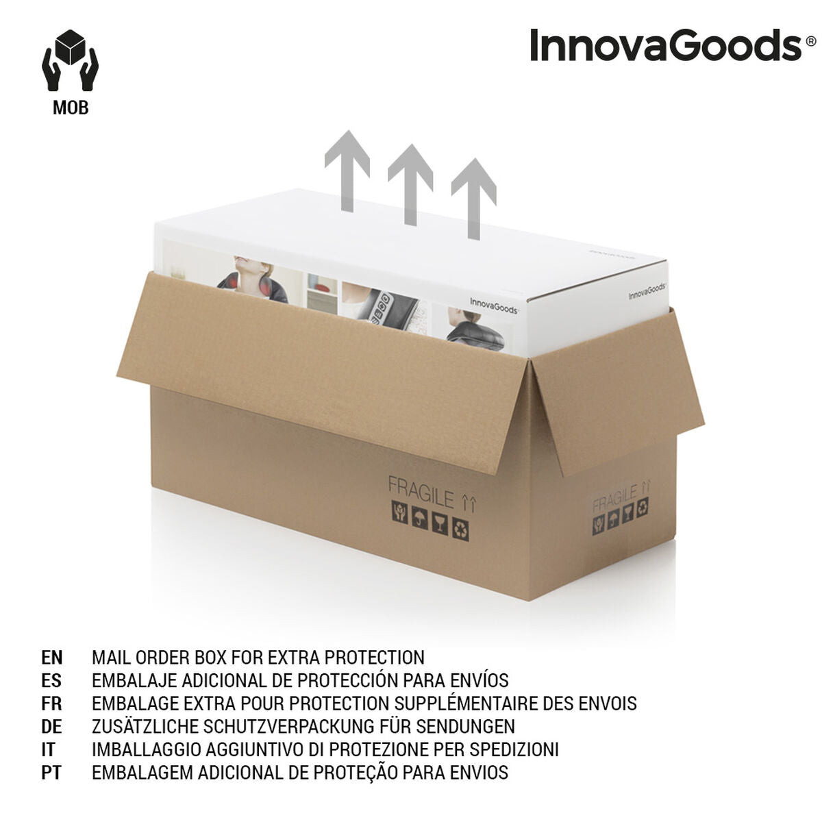 Ergonomski Jastuk za Bočni Položaj u U Obliku Slupill InnovaGoods