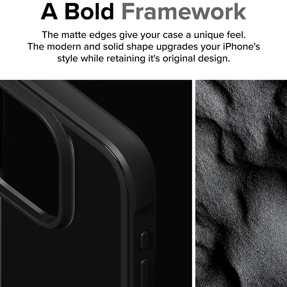 Ringke - Fusion Bold maska za iPhone 15 Pro Max - crna