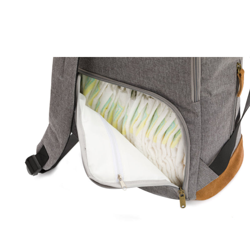 Fillikid torba/ruksak za mamu Rolltop Berlin, crna melange